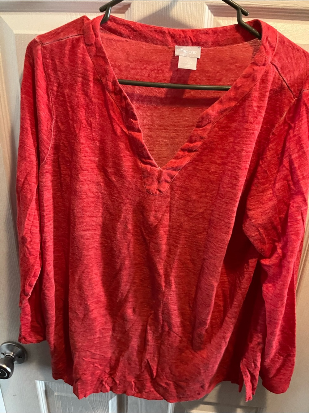 Chico's Women's Orangish Chicos size 1 = Woman’s Medium 8/10 runs big